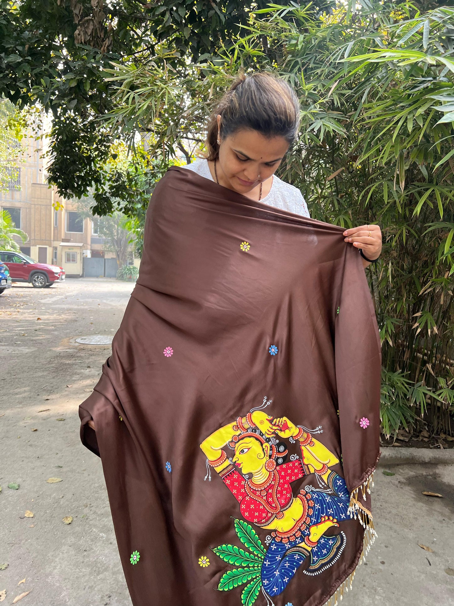 Pattachitra Painting on Saree