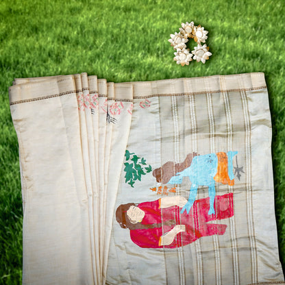 Lord Shiva Designer Saree