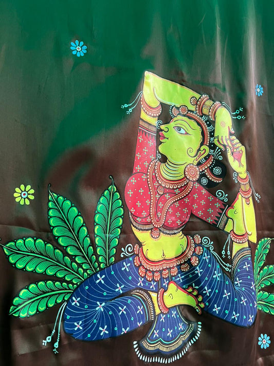 Pattachitra Painting on Saree