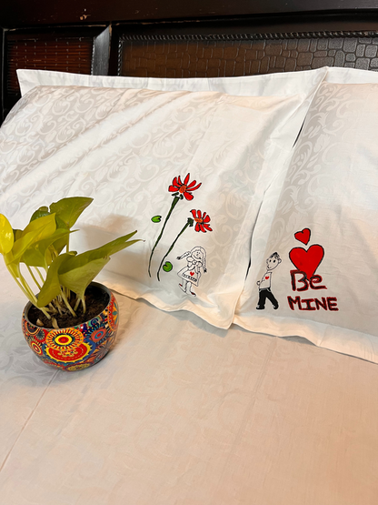 BeMine Bedsheet & Pillow Cover